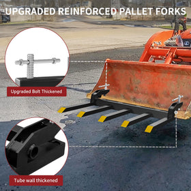 YITAMOTOR five-tine design enhances pallet and debris handling efficiency