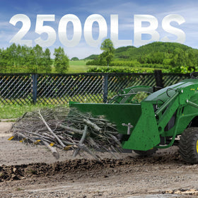 YITAMOTOR clamp-on debris forks fit 48-inch buckets for versatile loader use