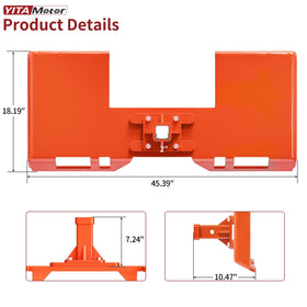 YITAMOTOR heavy-duty steel construction plate supports heavy loads during work tasks