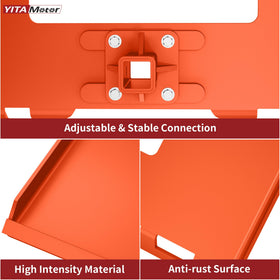 YITAMOTOR universal skid steer adapter plate fits loaders up to 44 inches