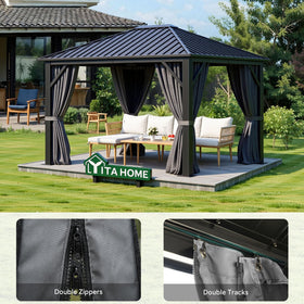 YITAHOME dual-layer sidewalls demonstrate ventilation and privacy features.