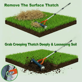 YITIAOYU stainless-steel tines provide durability for tough soil