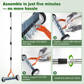 YITIAOYU twist-tighten assembly for quick, tool-free setup