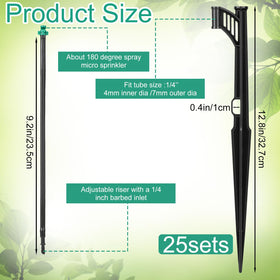Yiyiring 180-degree sprayer emitter allows flexible plant coverage.