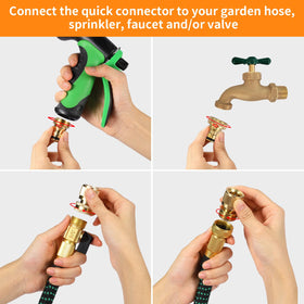 Yizerel extra rubber washers pack demonstrates versatile weatherproof sealing for hoses.