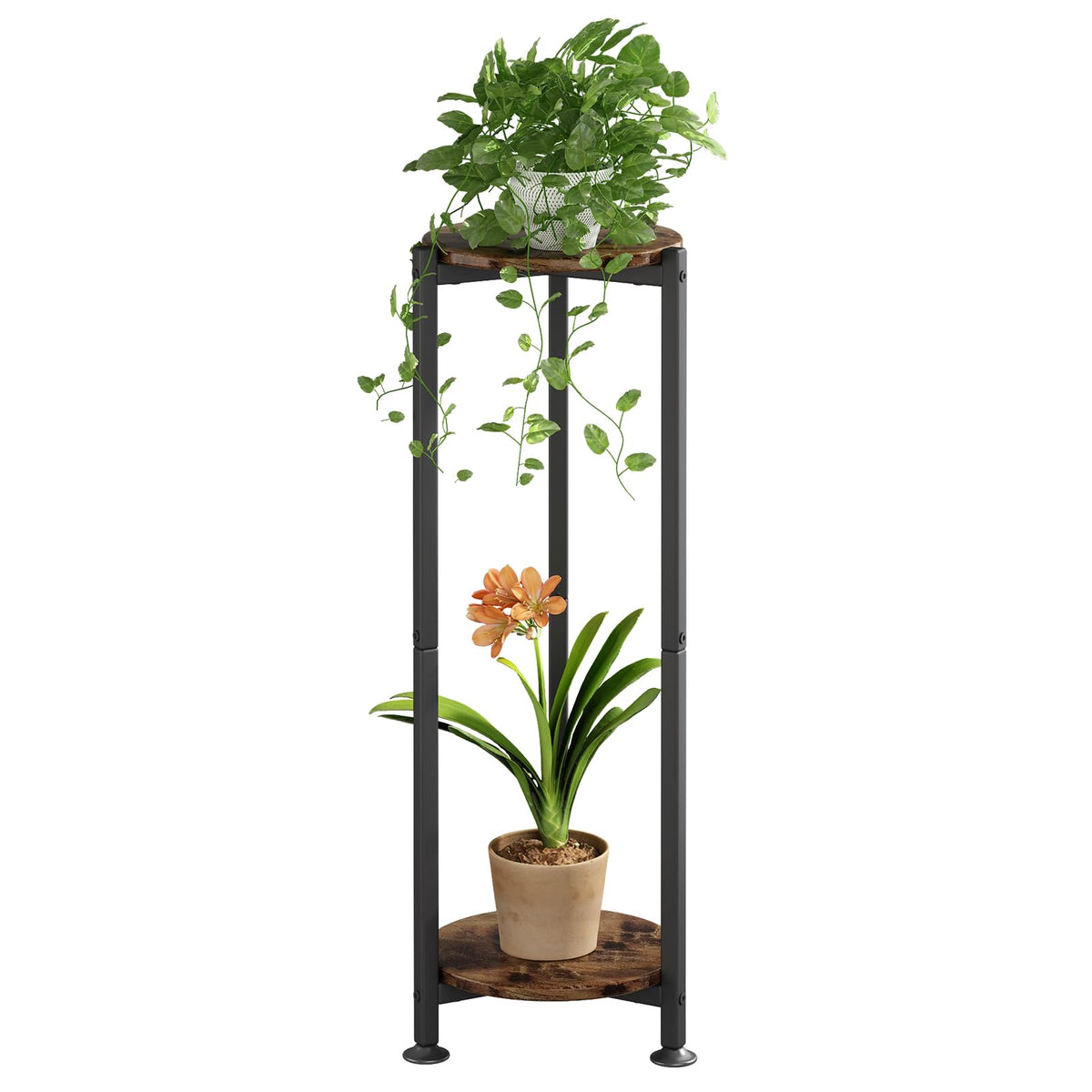 YIZAIJIA plant stand in living room corner displaying greenery and décor