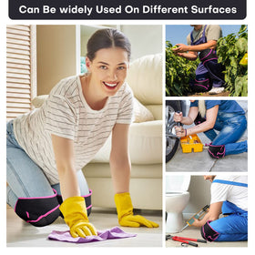 YKTSUJ knee pads in use during housework for knee protection