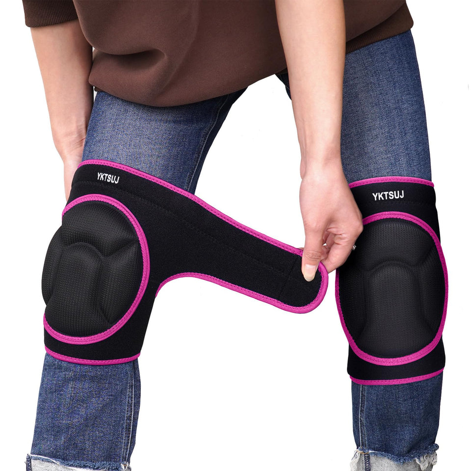 YKTSUJ knee pads with soft cushion for comfort during kneeling