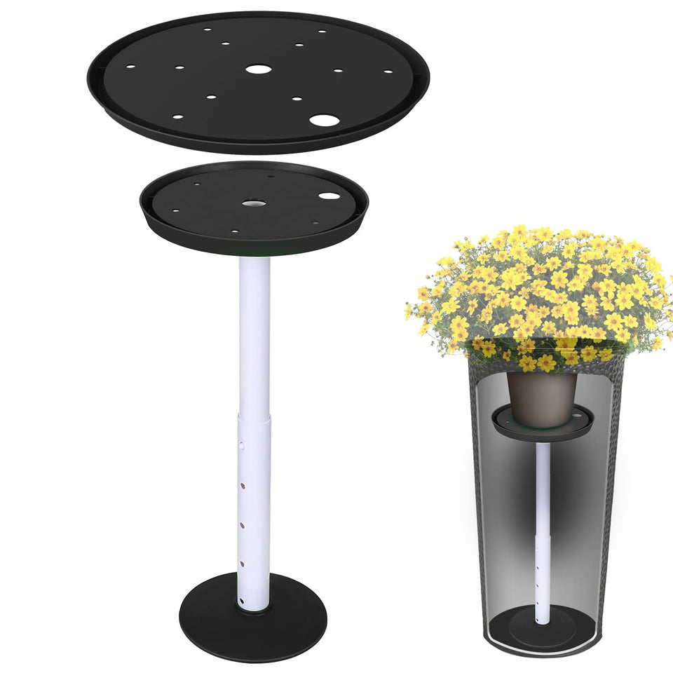 YLSAZL plant riser inside pot 2-pack offers stable elevation for plants.