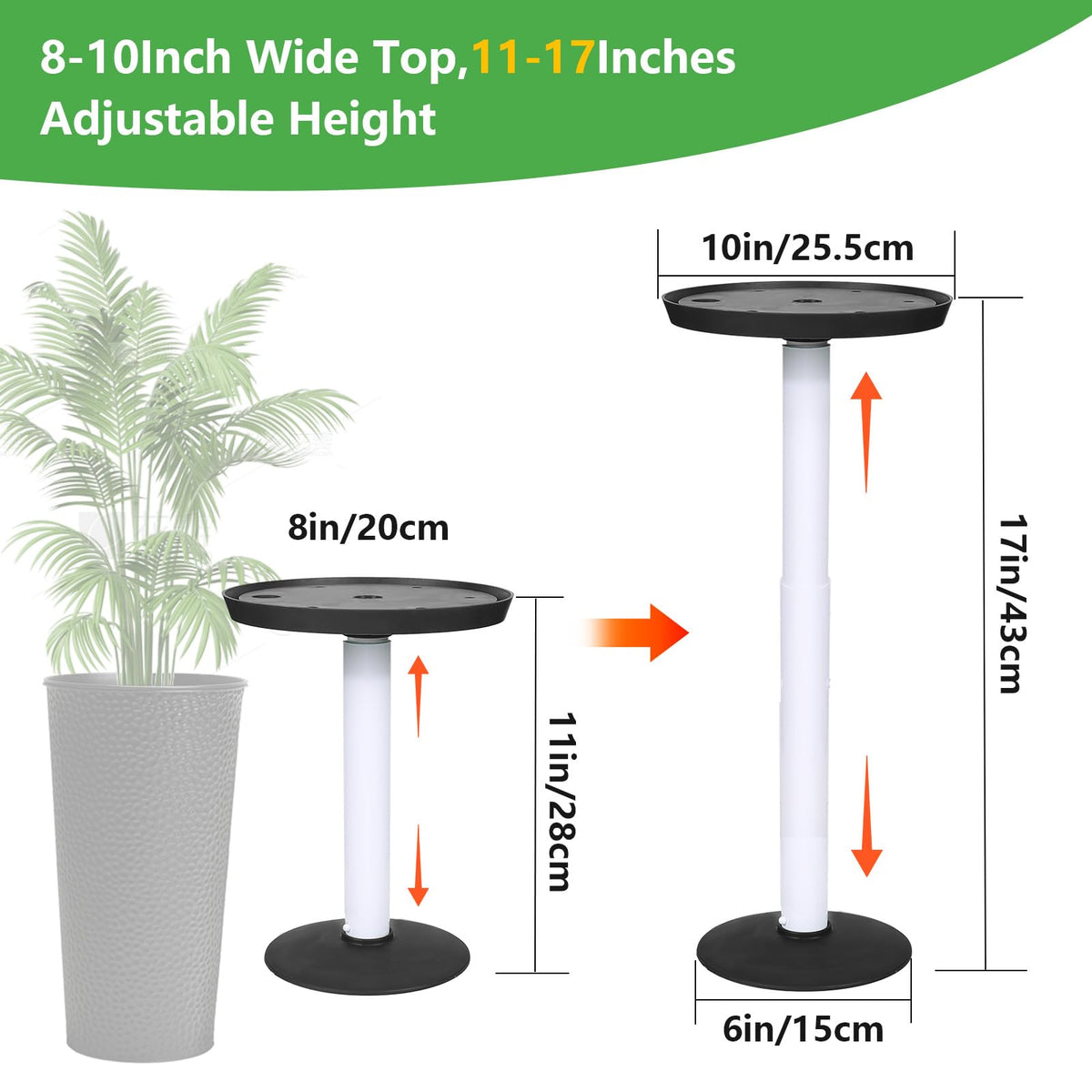YLSAZL telescopic pole assembly demonstrates adjustable height setup.