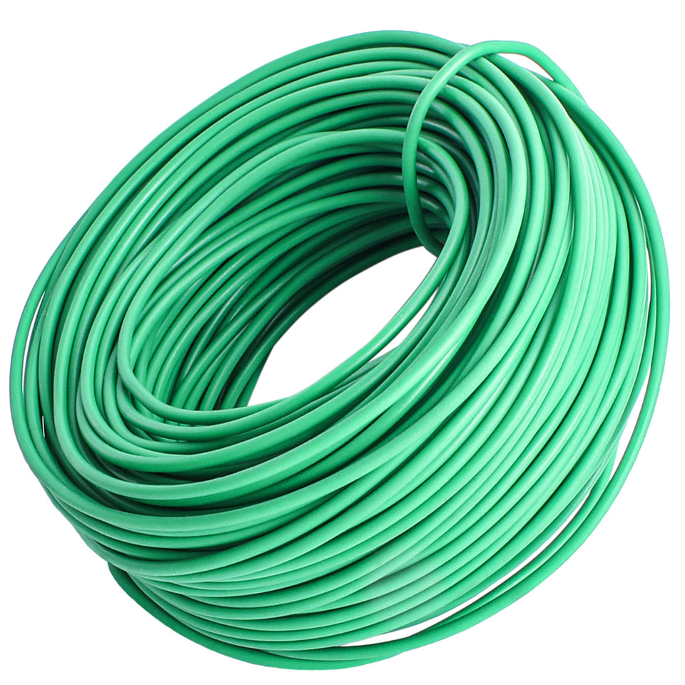 YMHB green soft twist tie showing 120ft length for versatile plant support.