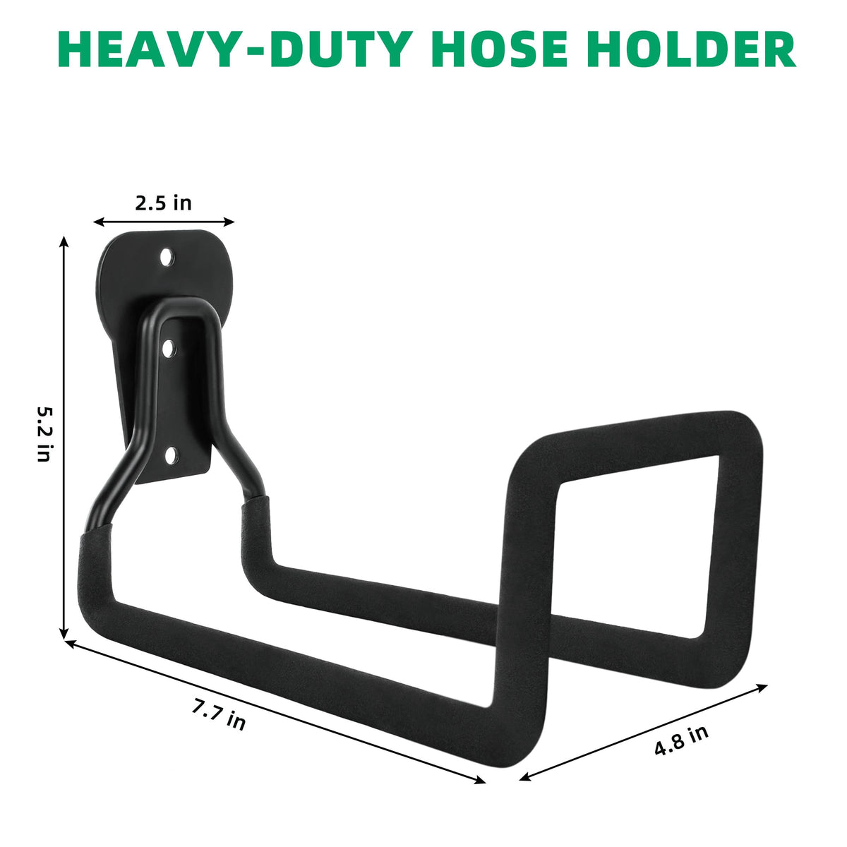YMHB hose-hook-outdoor-garden-storage keeps hoses tidy and accessible.