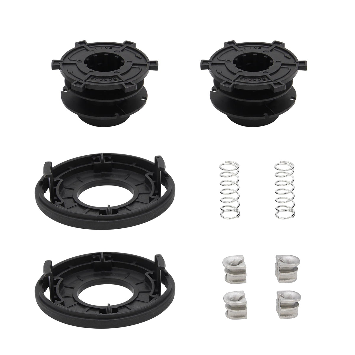 Ymholok 25-2 trimmer head spool for easy line feeding with Stihl machines.