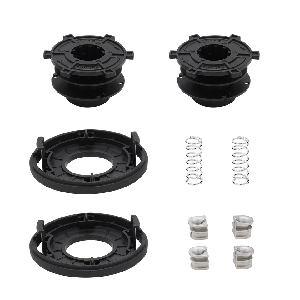 Ymholok 25-2 trimmer head spool for easy line feeding with Stihl machines.