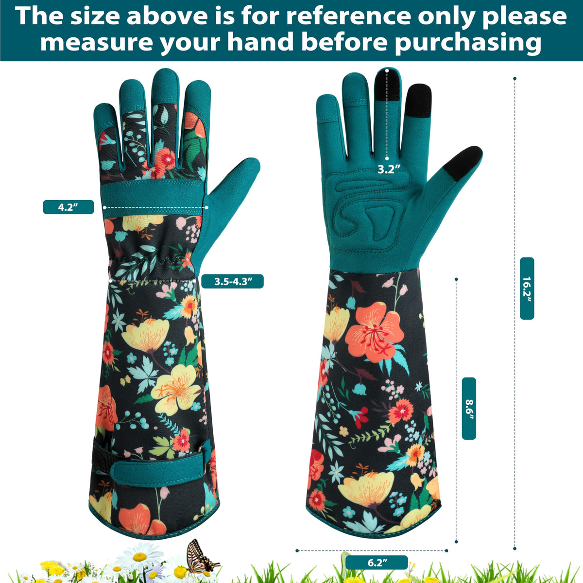 Ymomode gloves back canvas is breathable for sweat absorption and comfort.