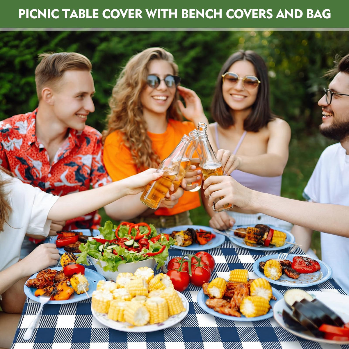 Ymomode bench cover 72x12 protecting seating during outdoor meals