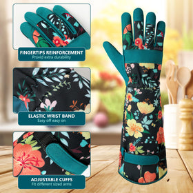 Ymomode gloves secure with elastic wrists and adjustable cuffs for a snug fit.