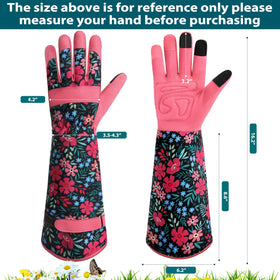 Ymomode garden gloves breathable canvas back keeps hands cool during work