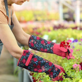 Ymomode garden gloves women abrasion-resistant palm aids steady handling during tasks