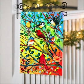 YMYIELD porch flag welcome bird design creates inviting seasonal decor