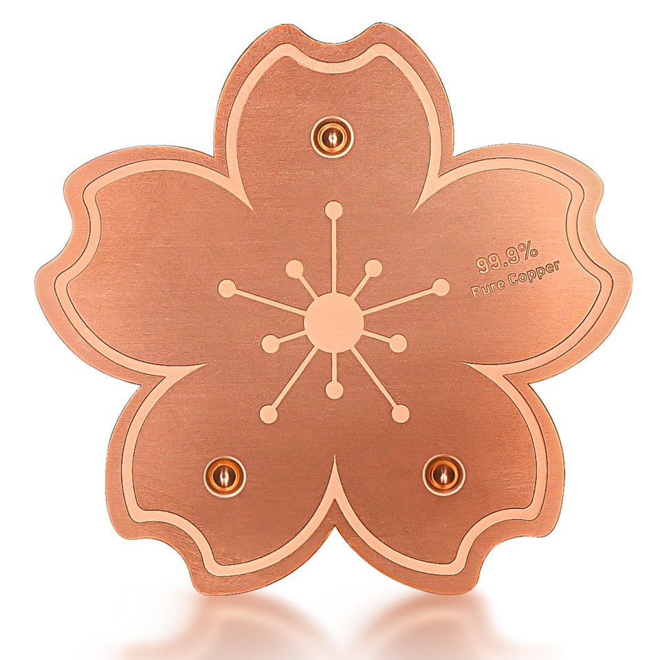 Yncotte copper bird bath disk for safer water for outdoor birds