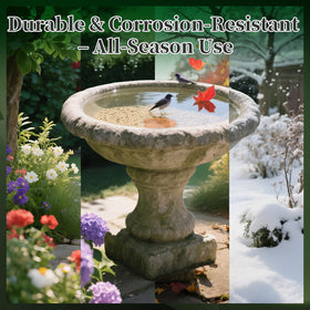 Yncotte corrosion resistant copper shell withstands outdoor use year round.