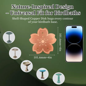 Yncotte garden-friendly bird bath visual enhances outdoor space