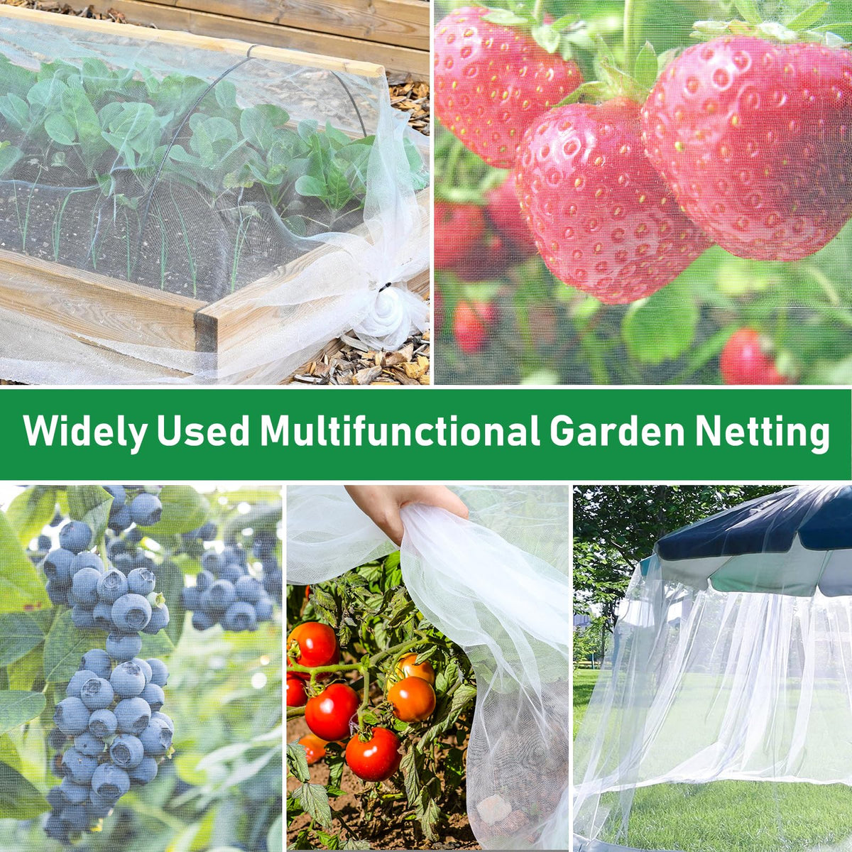 YNERHAI mosquito netting for patios creates a safe outdoor space with ample airflow.
