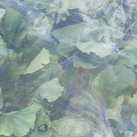 YNERHAI easy-drape garden netting secured with stones