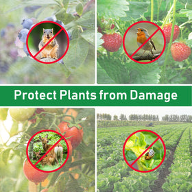 YNERHAI durable reusable garden netting made from transparent PE material for seasonal protection.