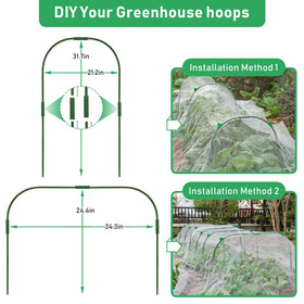 YNERHAI Garden Netting Kit close-up mesh 0.8mm x 1mm for pest exclusion.