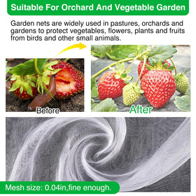 YNERHAI Garden Netting Kit easy year-round protection for garden beds.