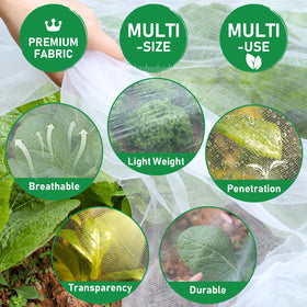 YNERHAI raised bed covered by ultrafine mesh for protection