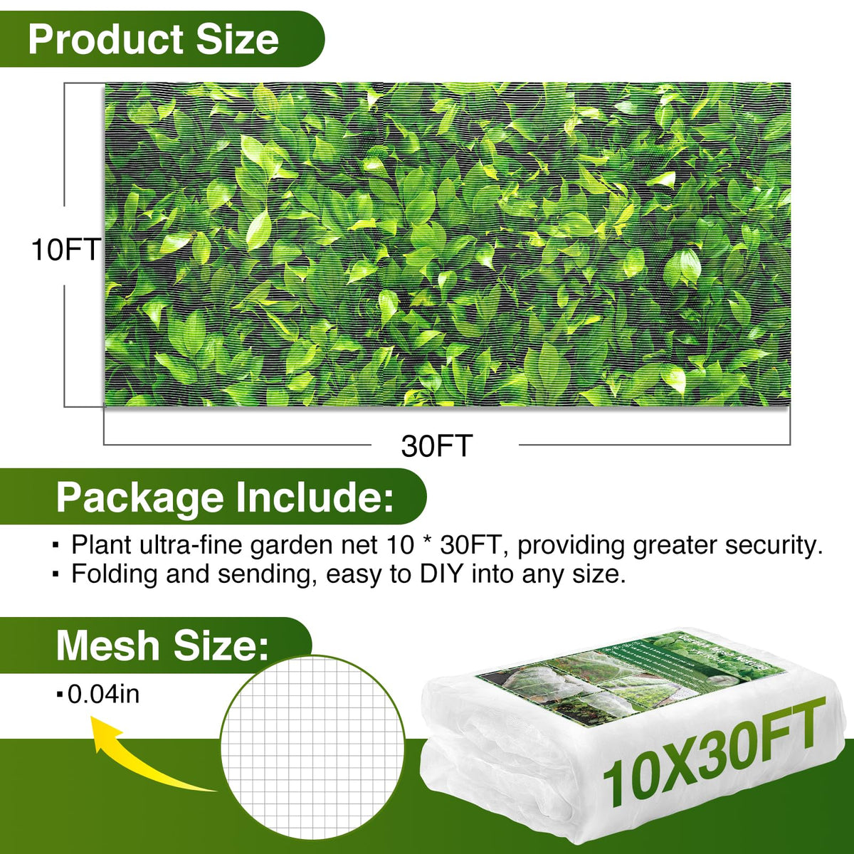 YNERHAI row cover shield provides outdoor protection while preserving light and air