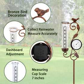 YNGFIL 36-inch tall garden silhouette stands out on patios