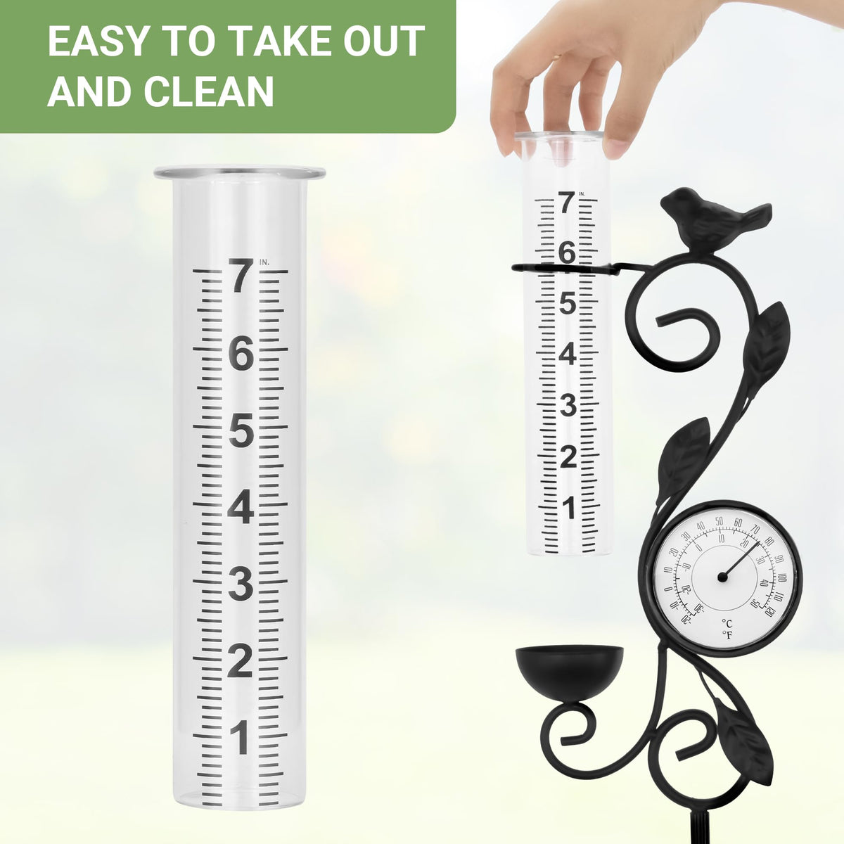 YNGFIL outdoor gauge makes a thoughtful garden gift.