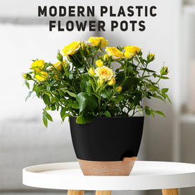 YNNICO 3-pack of planters for versatile decor setups.