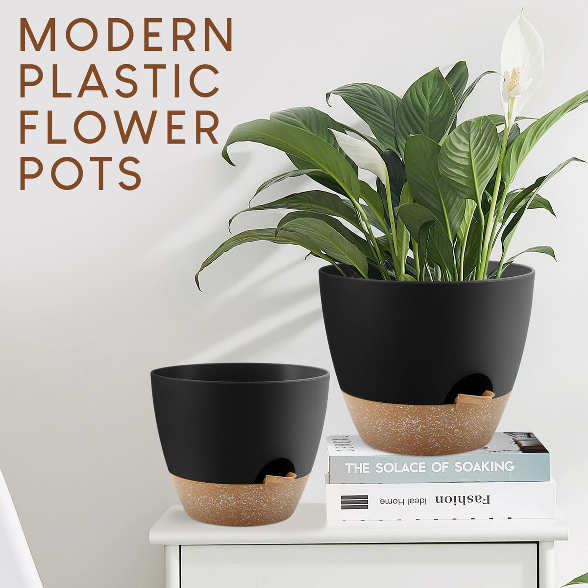 YNNICO removable tray and feeder enable flexible watering options.