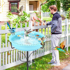 YOADEHOA perforated edge rim promotes safe perch and quick drainage.