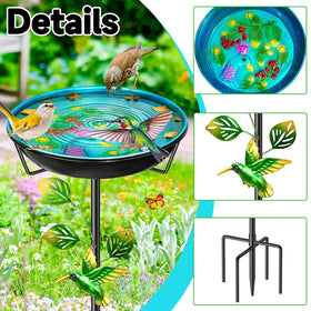 YOADEHOA rustic bark texture adds grip and garden charm