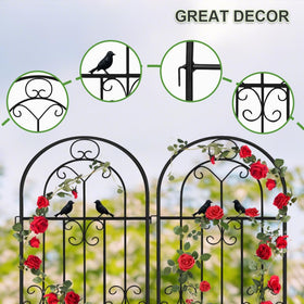 YOBAZAN bird-pattern detail adds decorative charm while guiding vines upward.