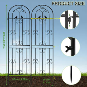 YOBAZAN heavy-duty steel construction delivers long-lasting outdoor resilience.