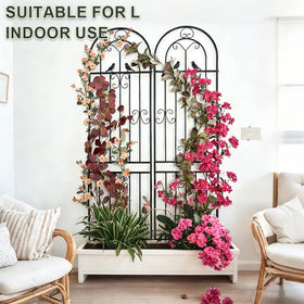 YOBAZAN vertical garden setup helps maximize small patios and balconies.