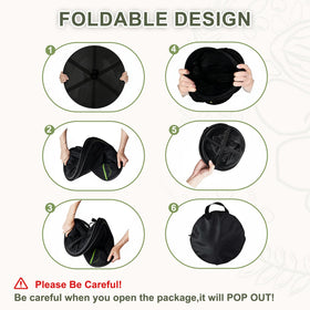 YOBAZAN 6-layer mesh dries basil and herbs evenly on each level