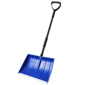 Yocada 55 inch snow shovel with D-Grip ready for quick driveway clearing