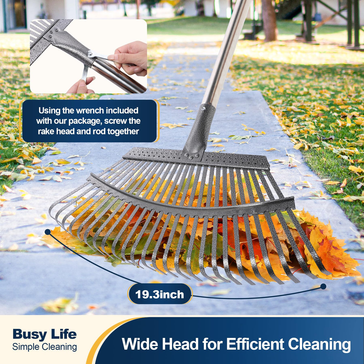 Yocada adjustable-handle design supports comfortable reach for tall users.