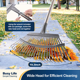 Yocada adjustable-handle design supports comfortable reach for tall users.