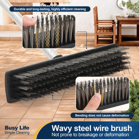 Yocada eleven-point-four-inch wide brush head for efficient cleaning.