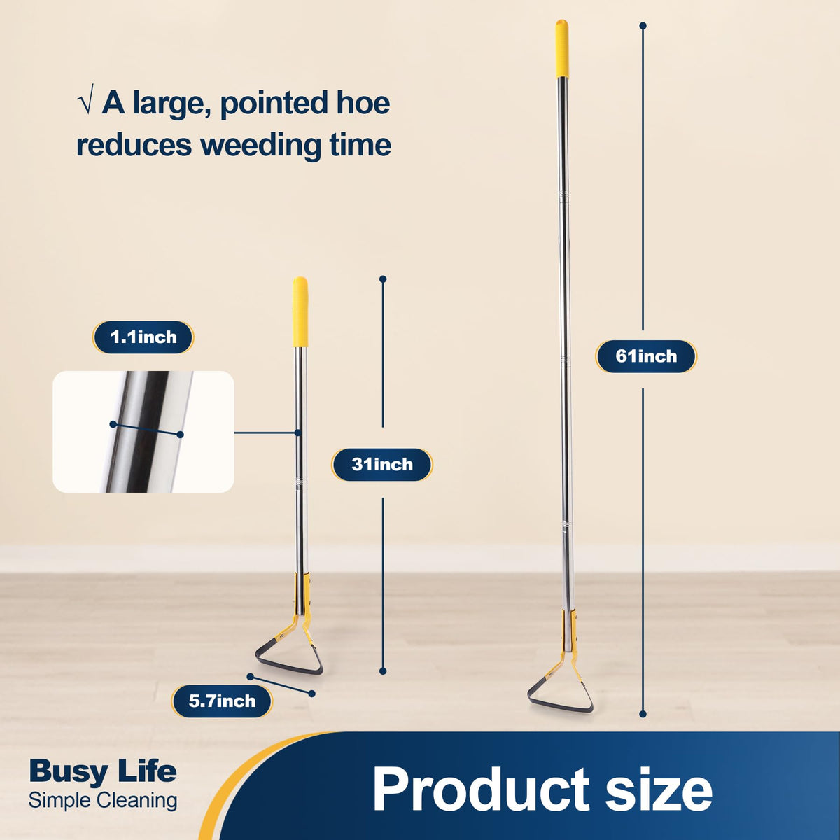 Yocada push-pull action in weed removal for faster results.