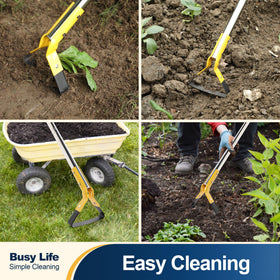 Yocada stainless steel pole shows durable construction for seasons of use.